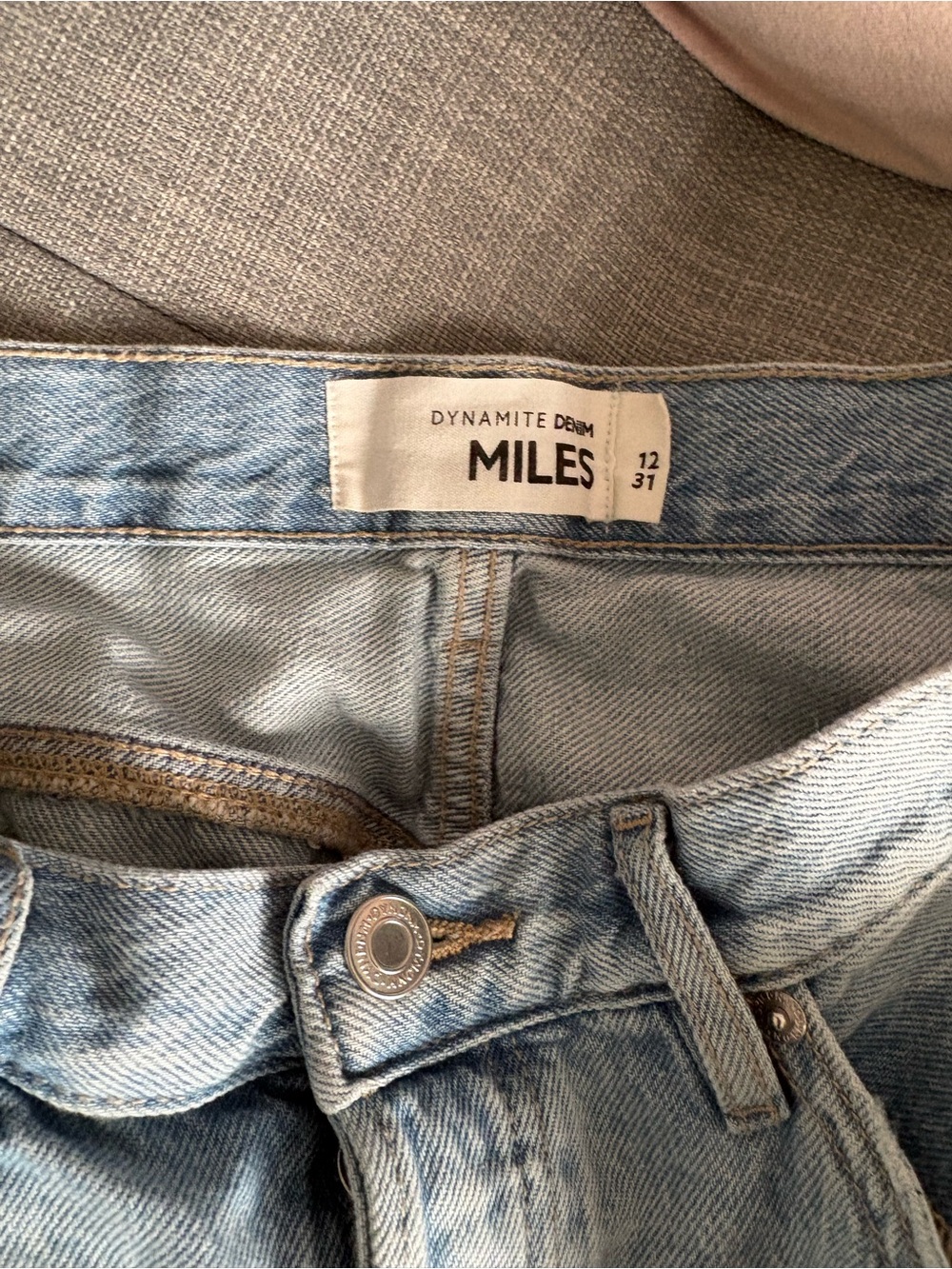 Dynamite Miles Mid Rise Relaxed Denim Shorts - Picture 5 of 7